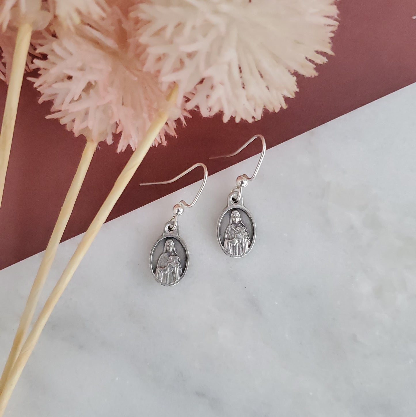 St Therese Earrings