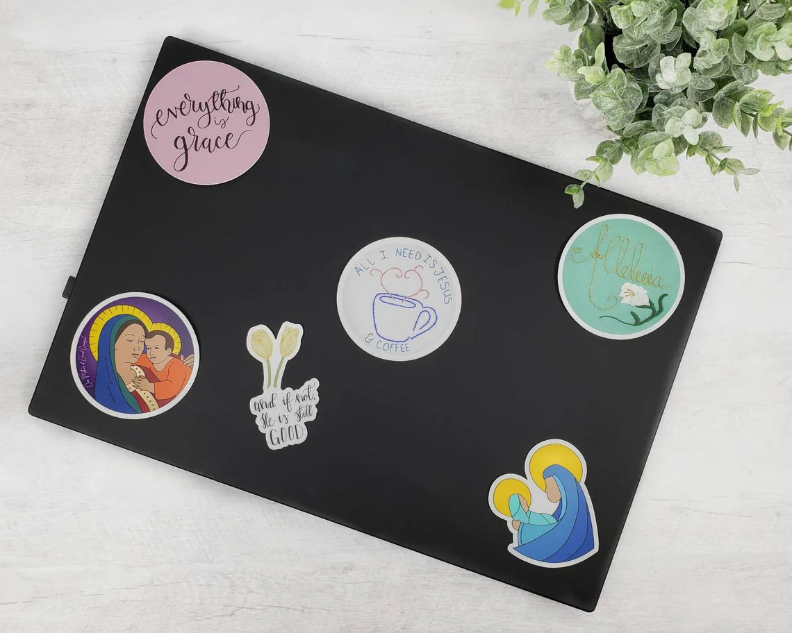 Our Lady Undoer of Knots Vinyl Sticker