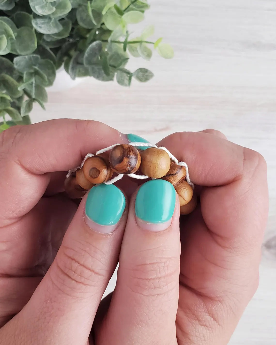 Sacrifice Beads Olive Wood Bethlehem Wooden Prayer Bead