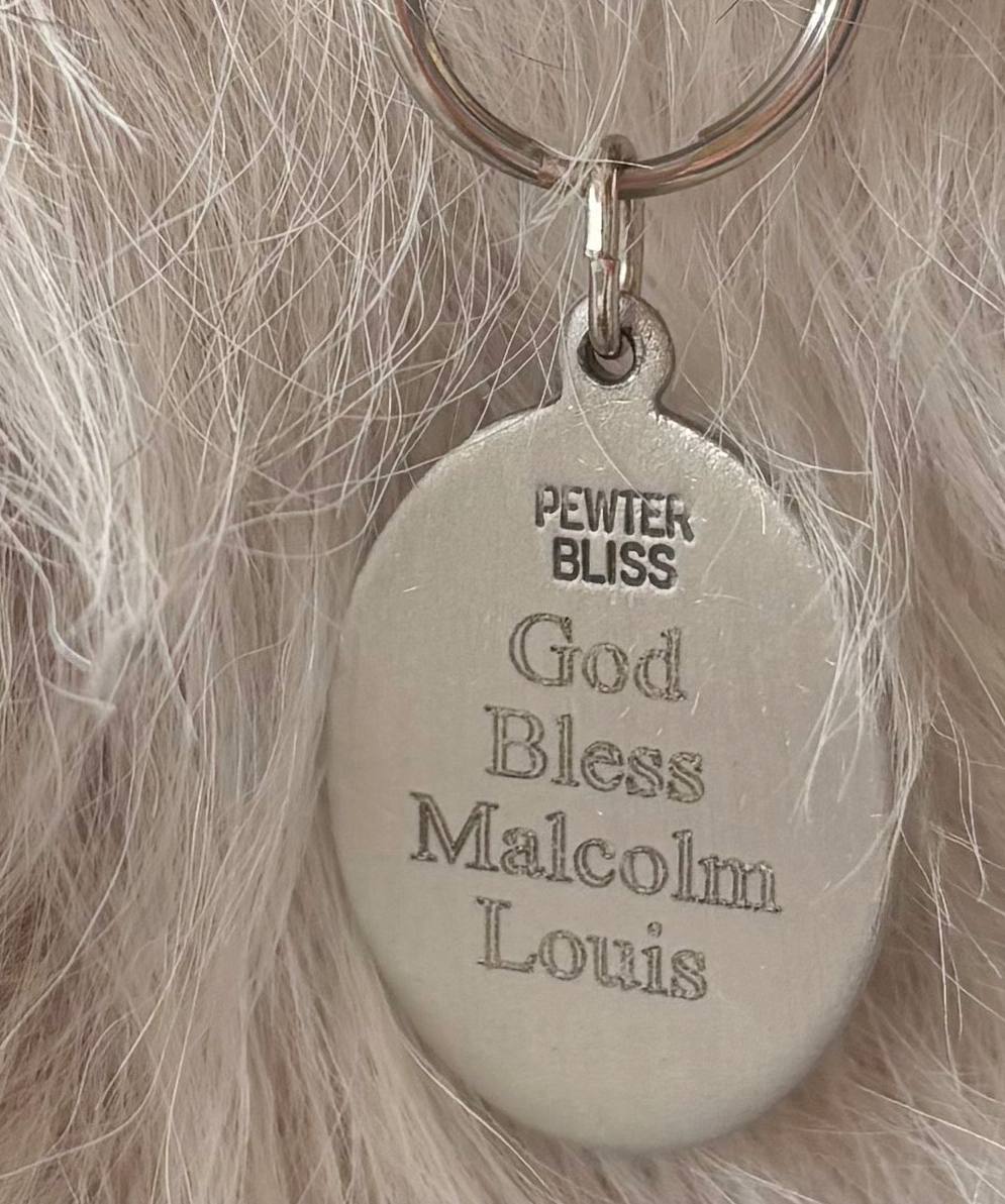 Saint Medal Pet Tags with Optional Custom Engraving