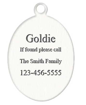 Saint Medal Pet Tags with Optional Custom Engraving