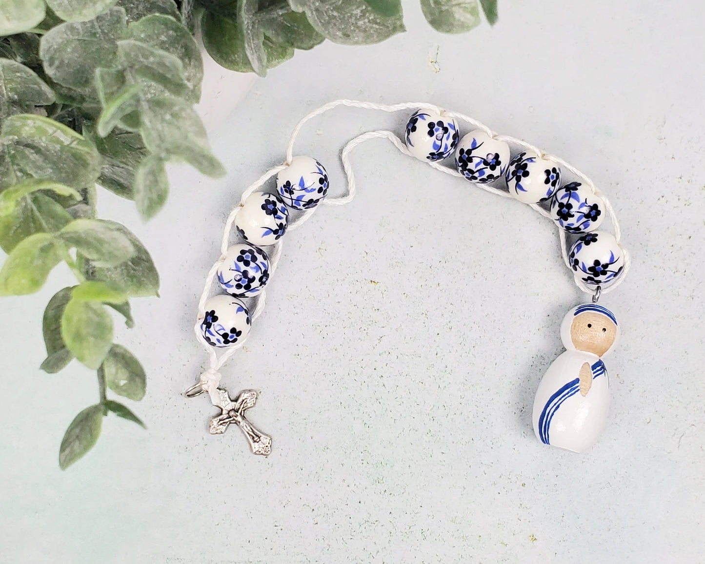 Mother Teresa of Calcutta Peg Doll Sacrifice Beads