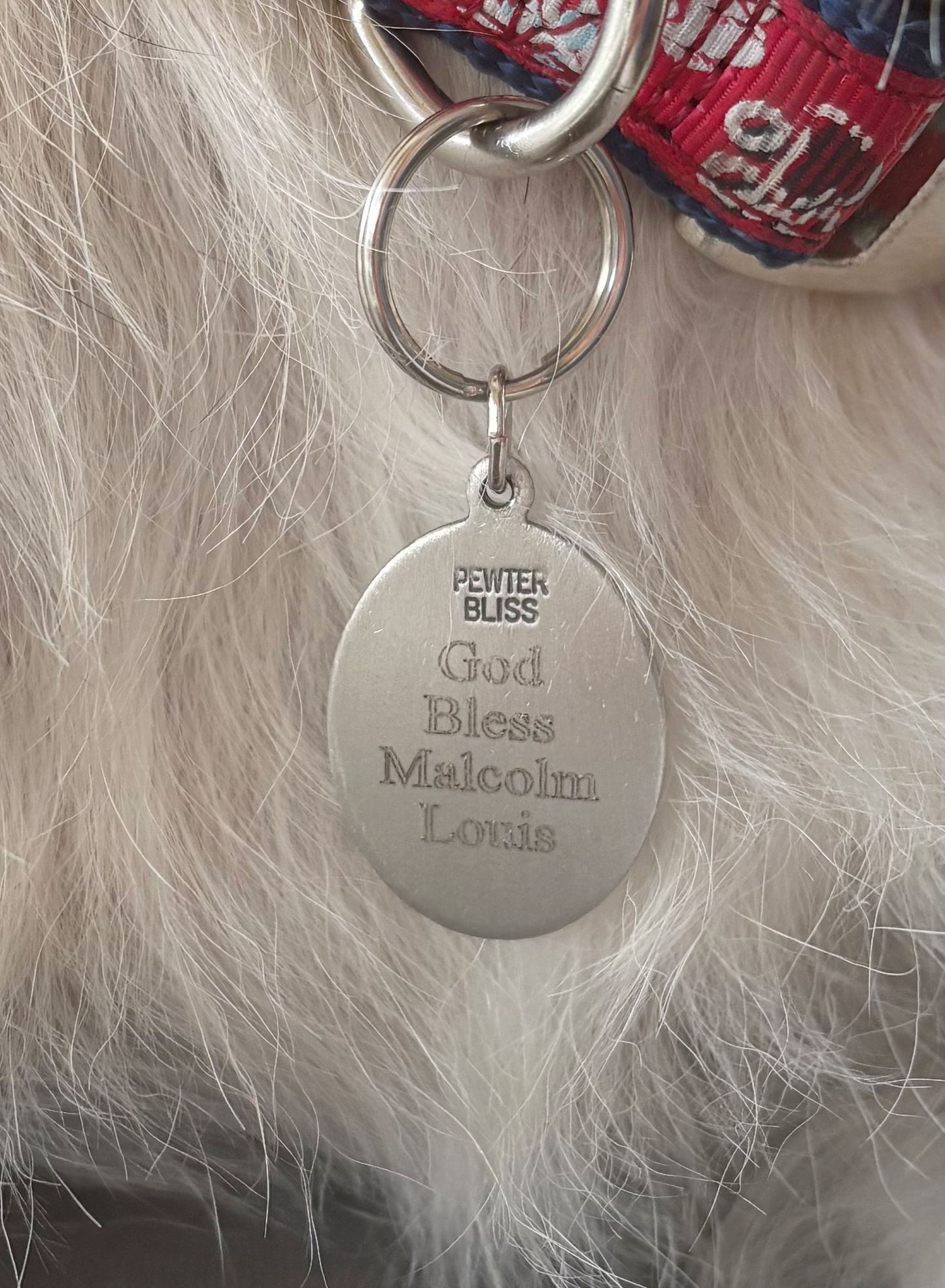 Saint Medal Pet Tags with Optional Custom Engraving