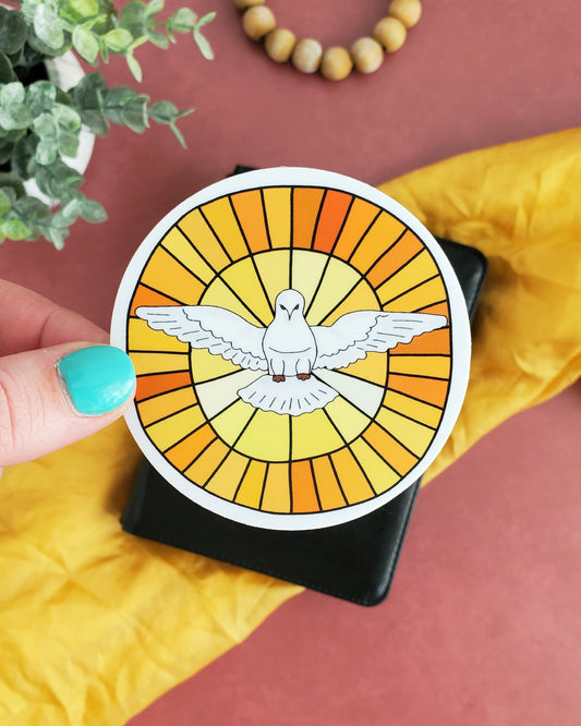 Holy Spirit Vinyl Sticker