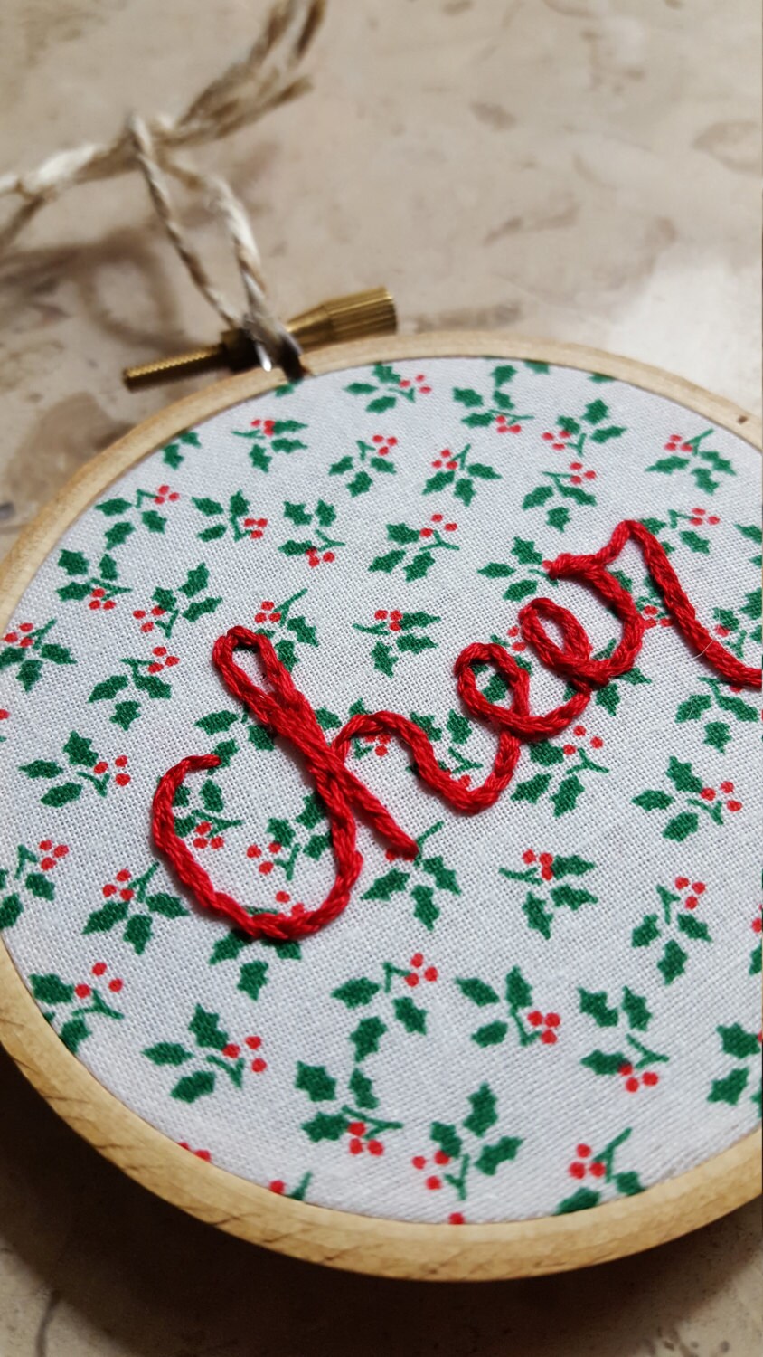 Cheer 3 inch Embroidery Hoop