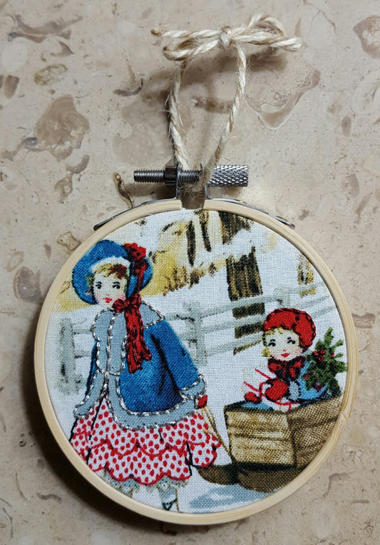 Nostalgic Christmas 3 inch Embroidery Hoop
