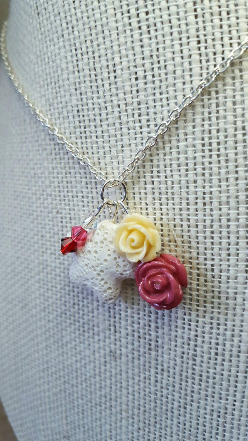 Mystical Rose Diffuser Necklace
