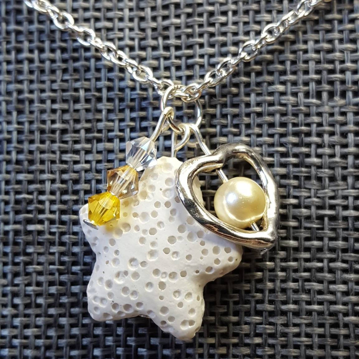 Our Lady of Fatima Diffuser Necklace