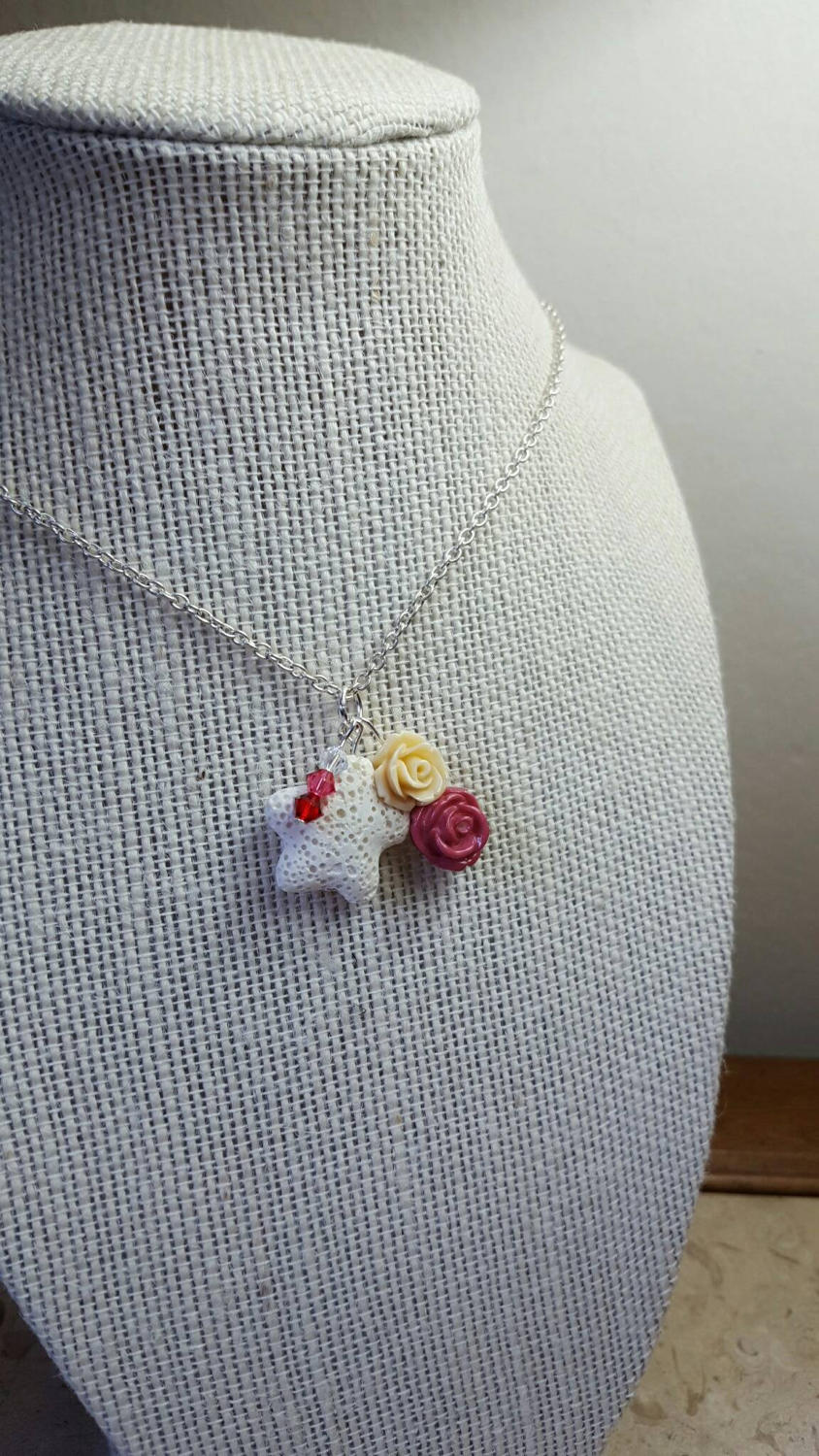 Mystical Rose Diffuser Necklace