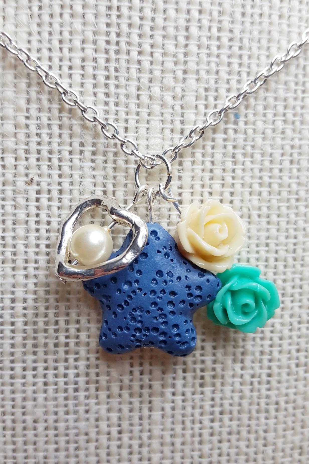 Diffuser Necklace Immaculate Heart of Mary