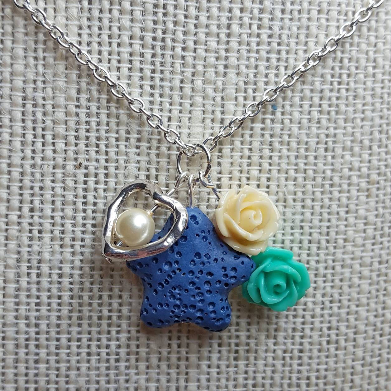 Diffuser Necklace Immaculate Heart of Mary