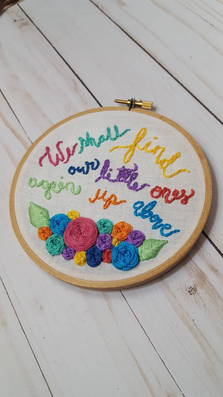 Miscarriage Infant Loss Embroidery