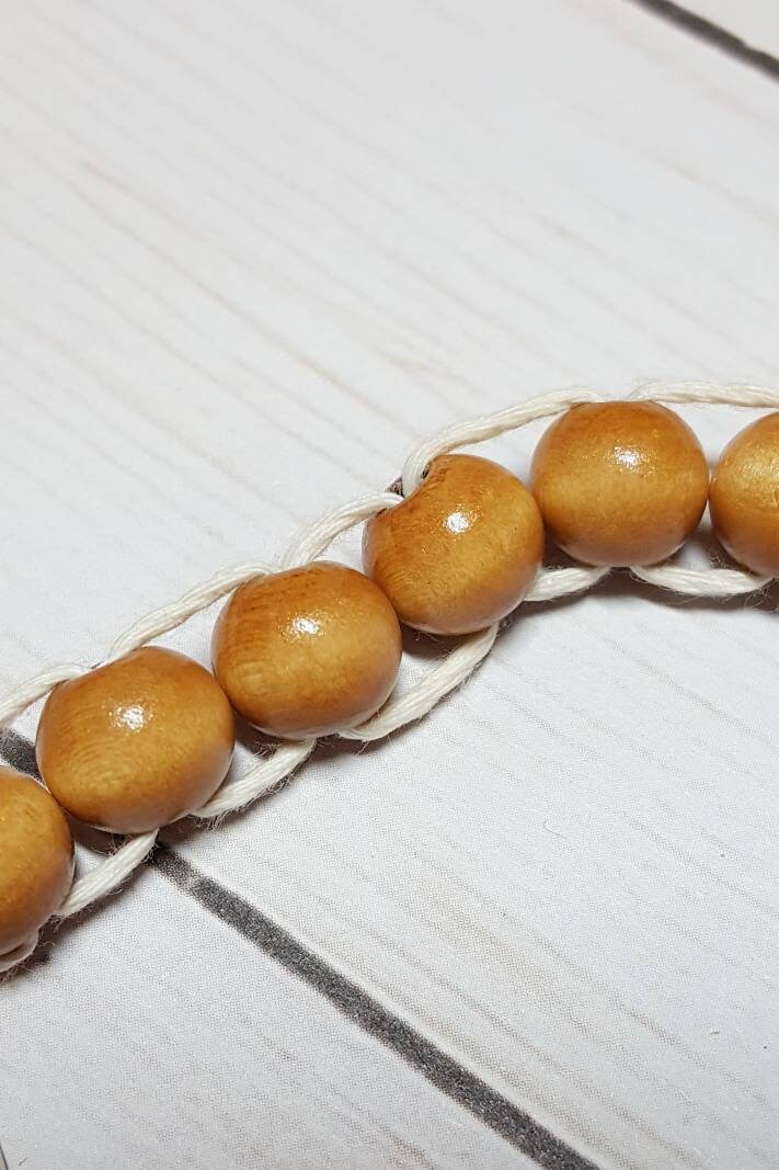 Sacrifice Beads Honey Wood Bead