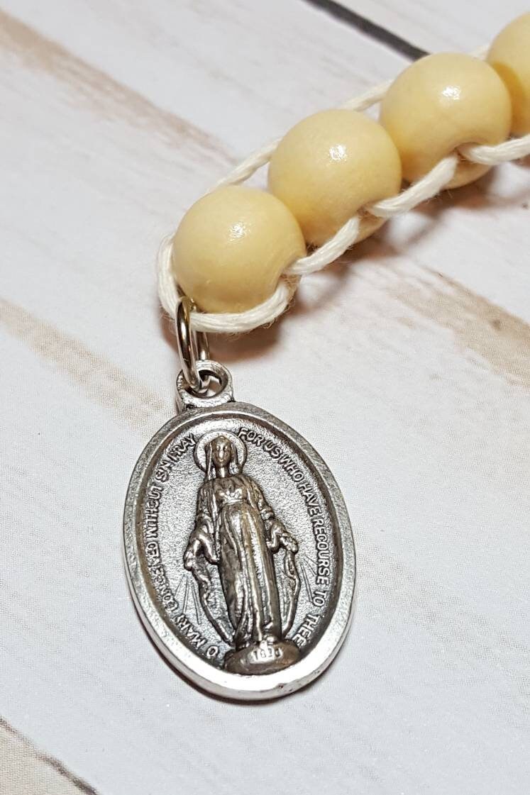 Sacrifice Beads Natural Wood Bead St Therese Good Deed Bead