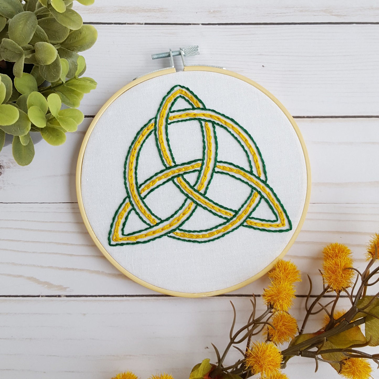 PDF Embroidery Pattern Celtic Trinity Knot