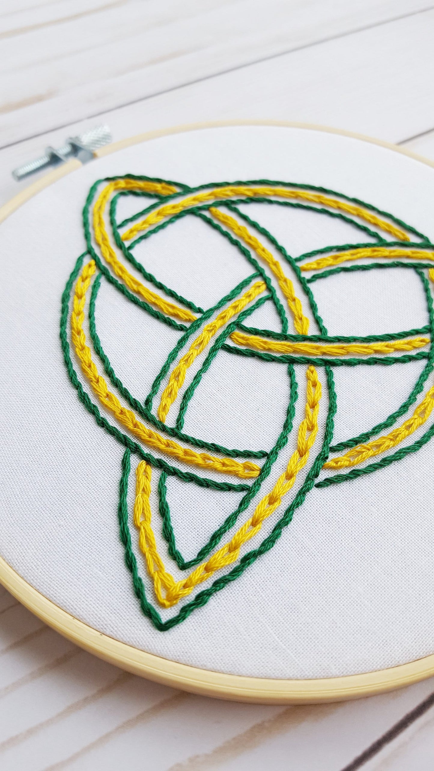 PDF Embroidery Pattern Celtic Trinity Knot