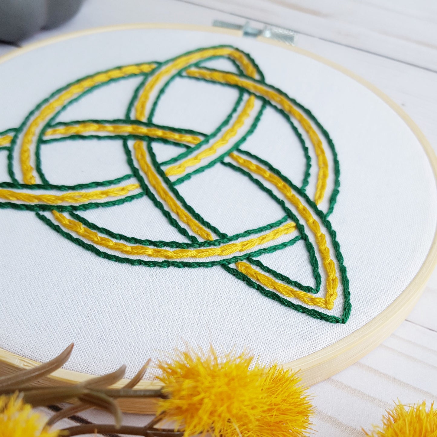 PDF Embroidery Pattern Celtic Trinity Knot