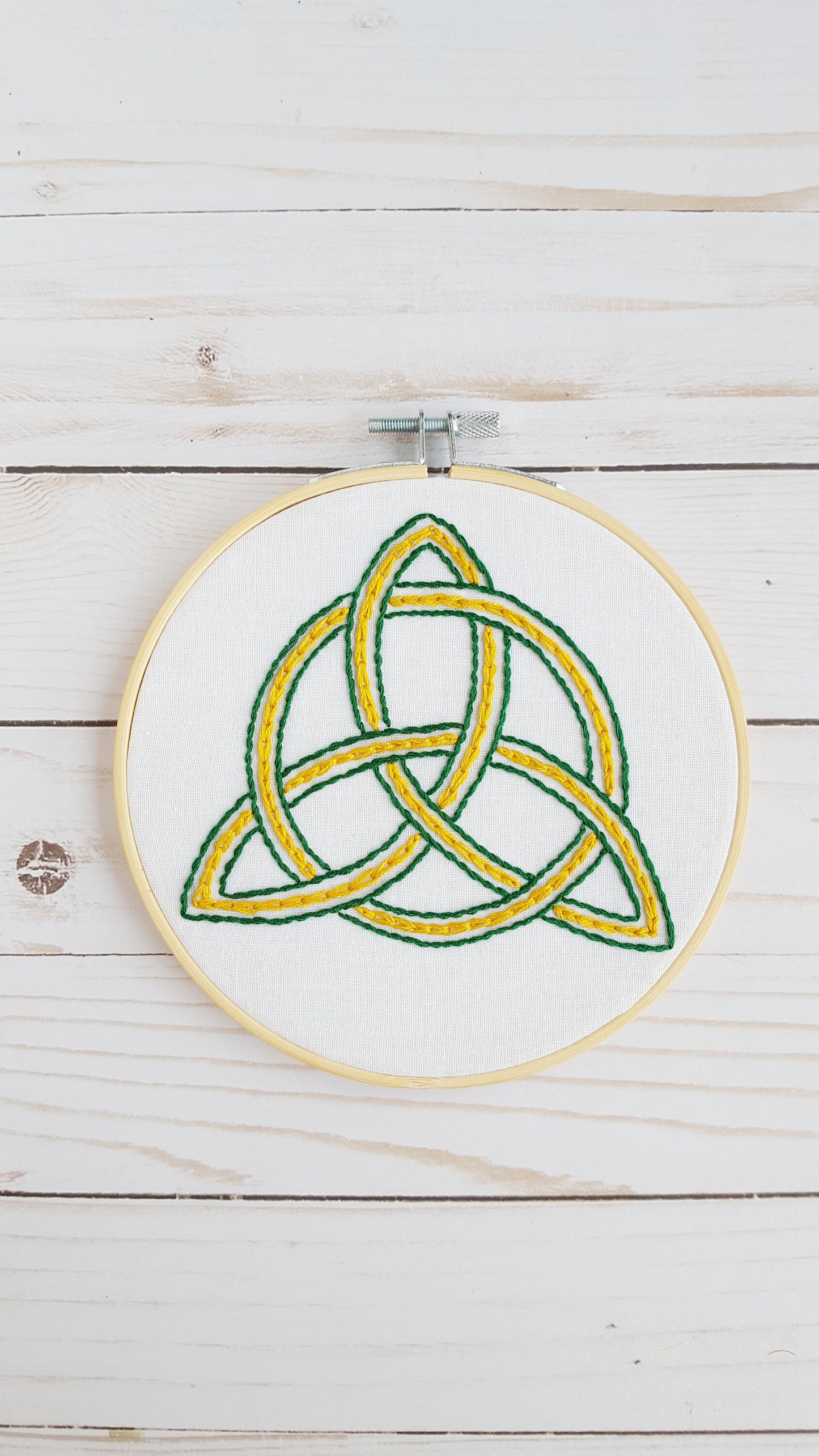 PDF Embroidery Pattern Celtic Trinity Knot