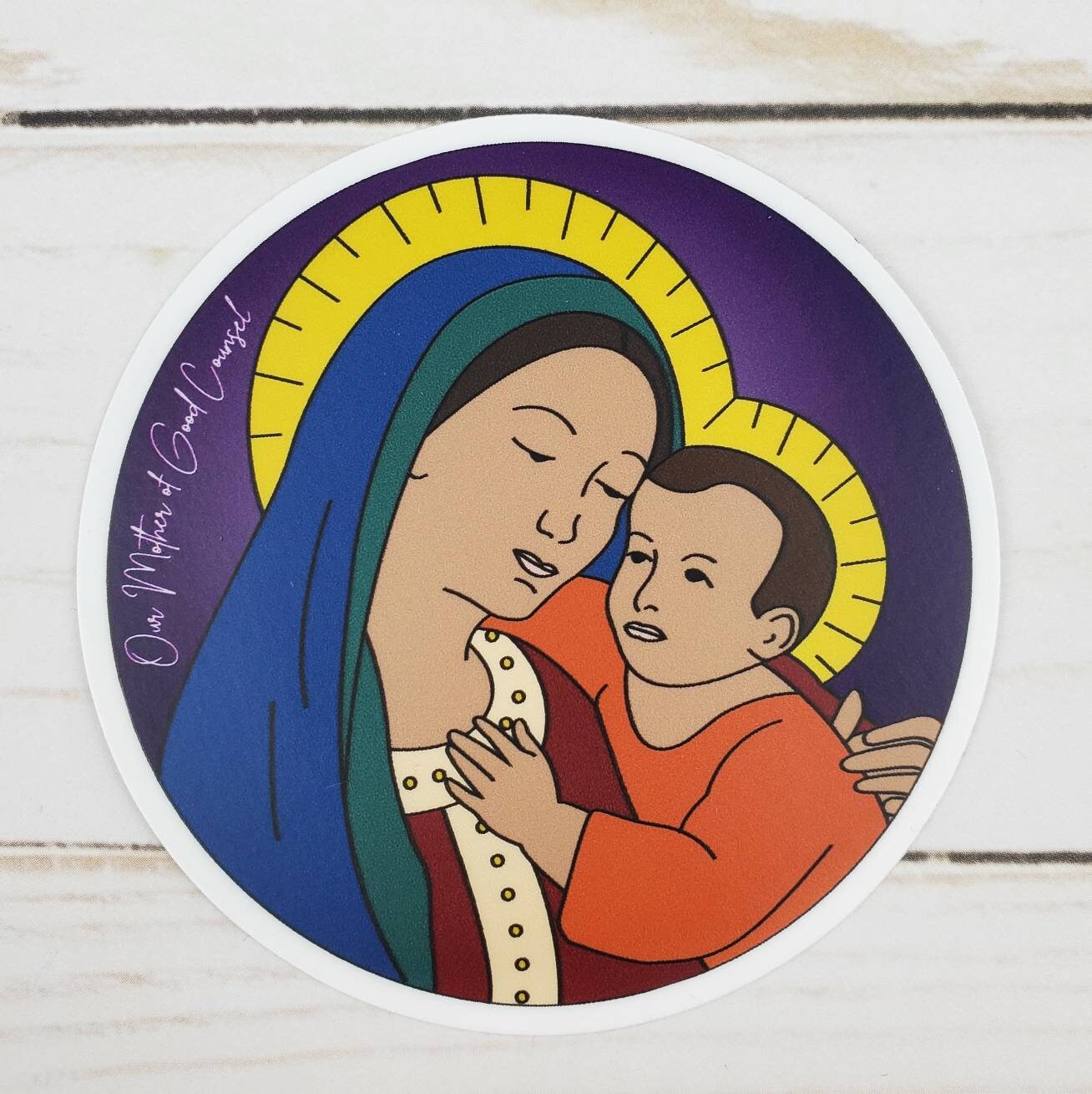 Our Mother of Good Counsel Vinyl Sticker