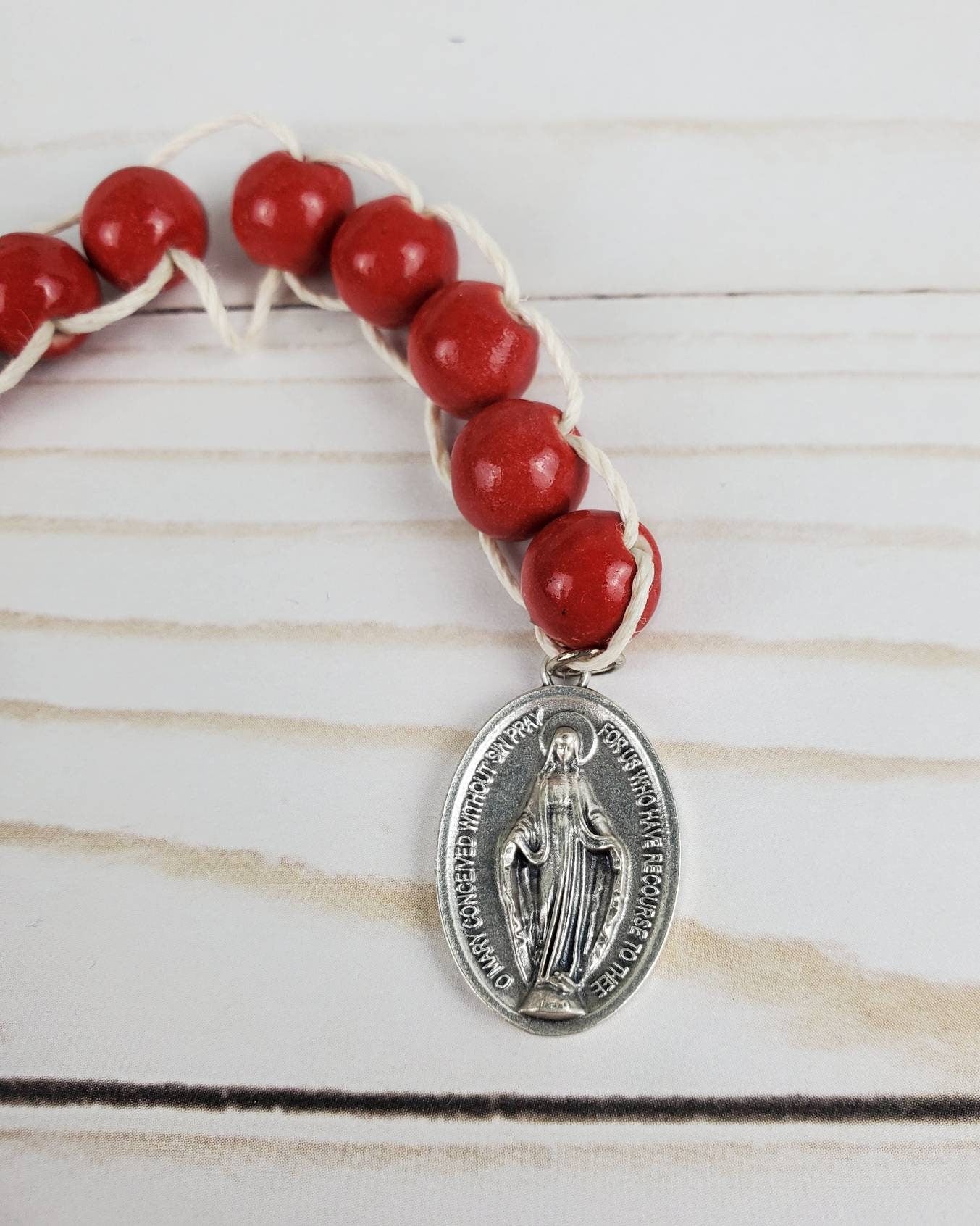 Sacrifice Beads Red Ceramic Bead