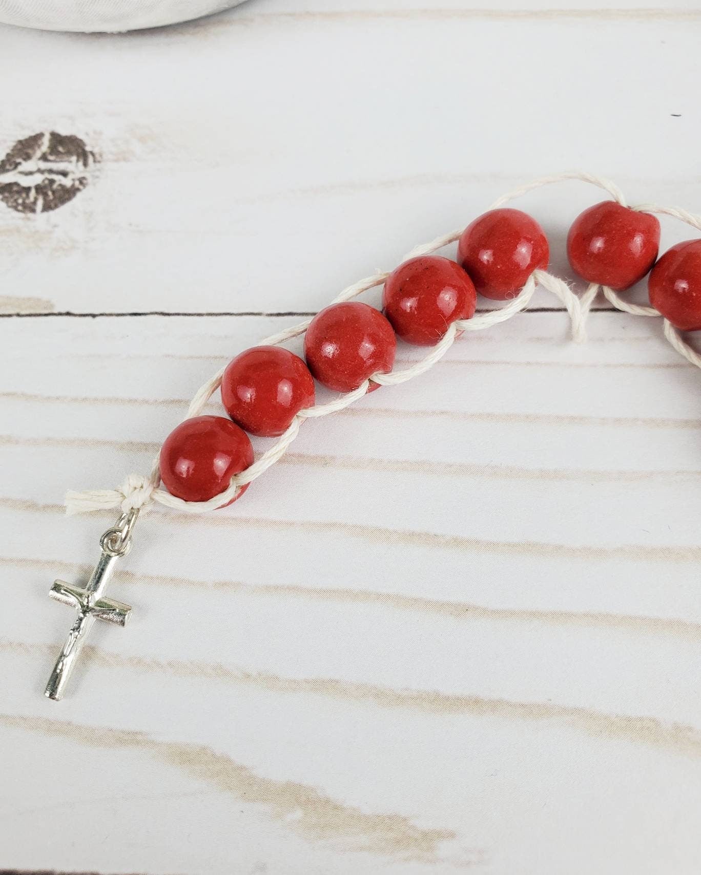 Sacrifice Beads Red Ceramic Bead