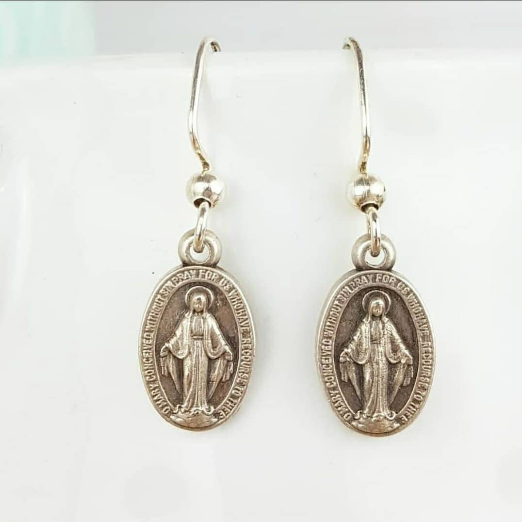 Miraculous Medal Earrings