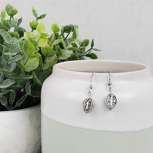 St. Benedict Medal Earrings