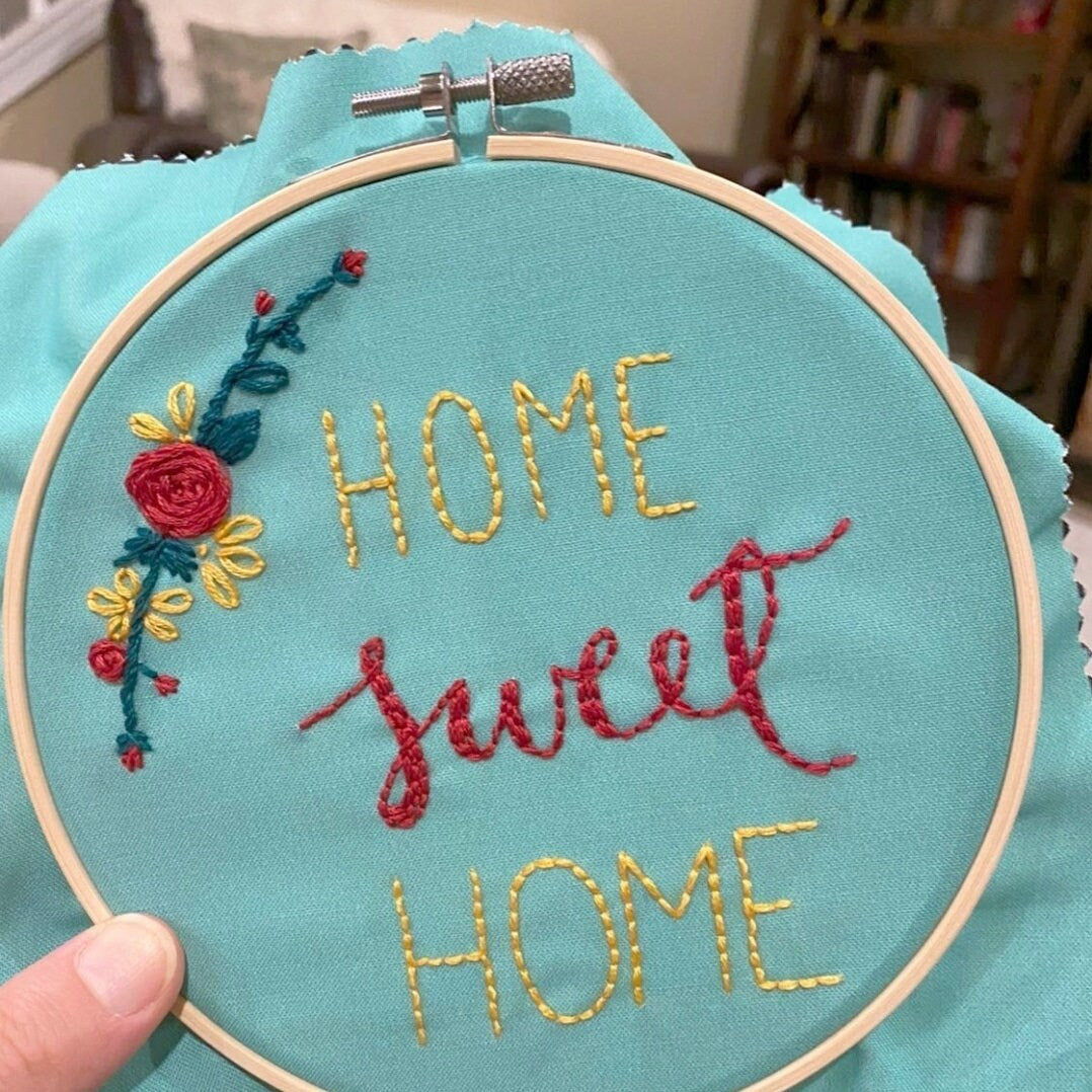 PDF Home Sweet Home Embroidery Pattern