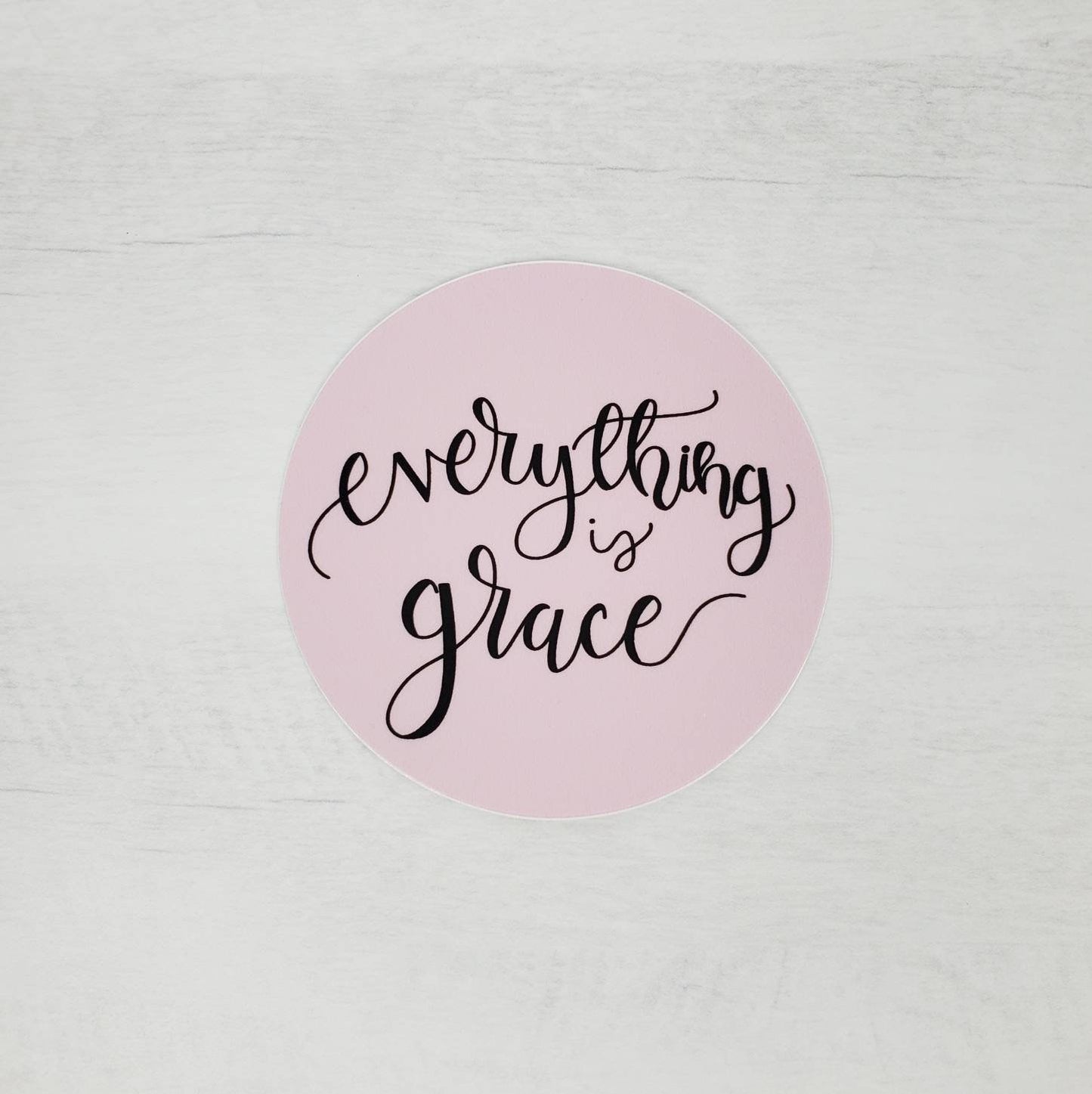 Everything is Grace Vinyl Sticker