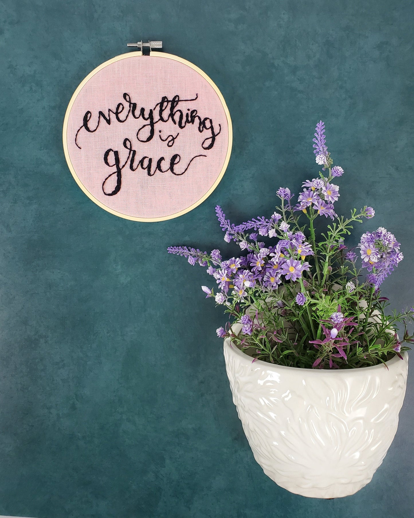 Everything is Grace Embroidery Hoop