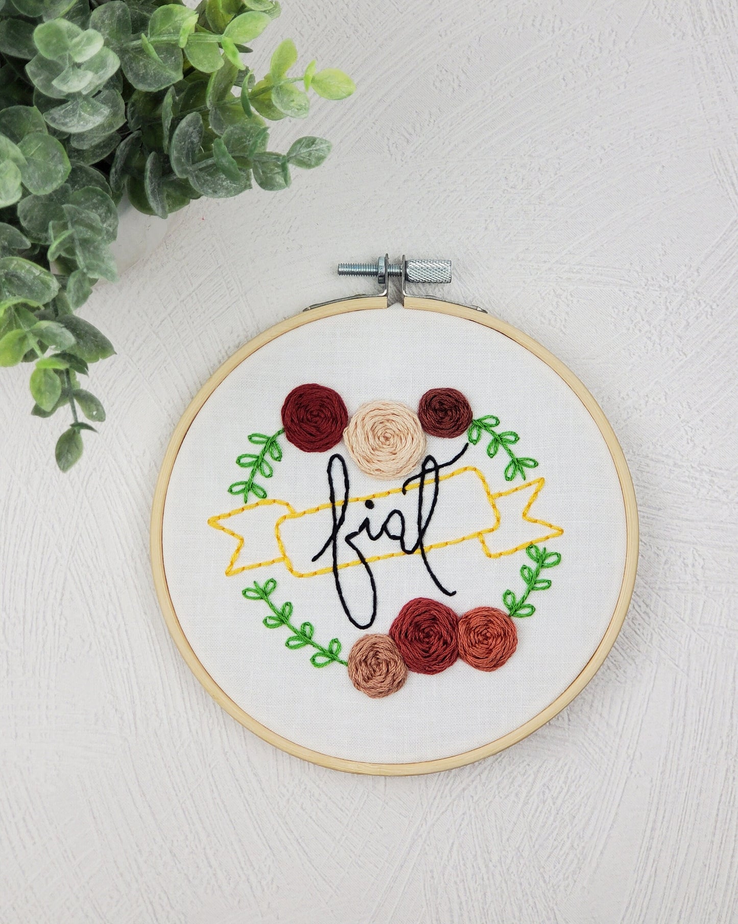 Fiat Floral Embroidery Kit