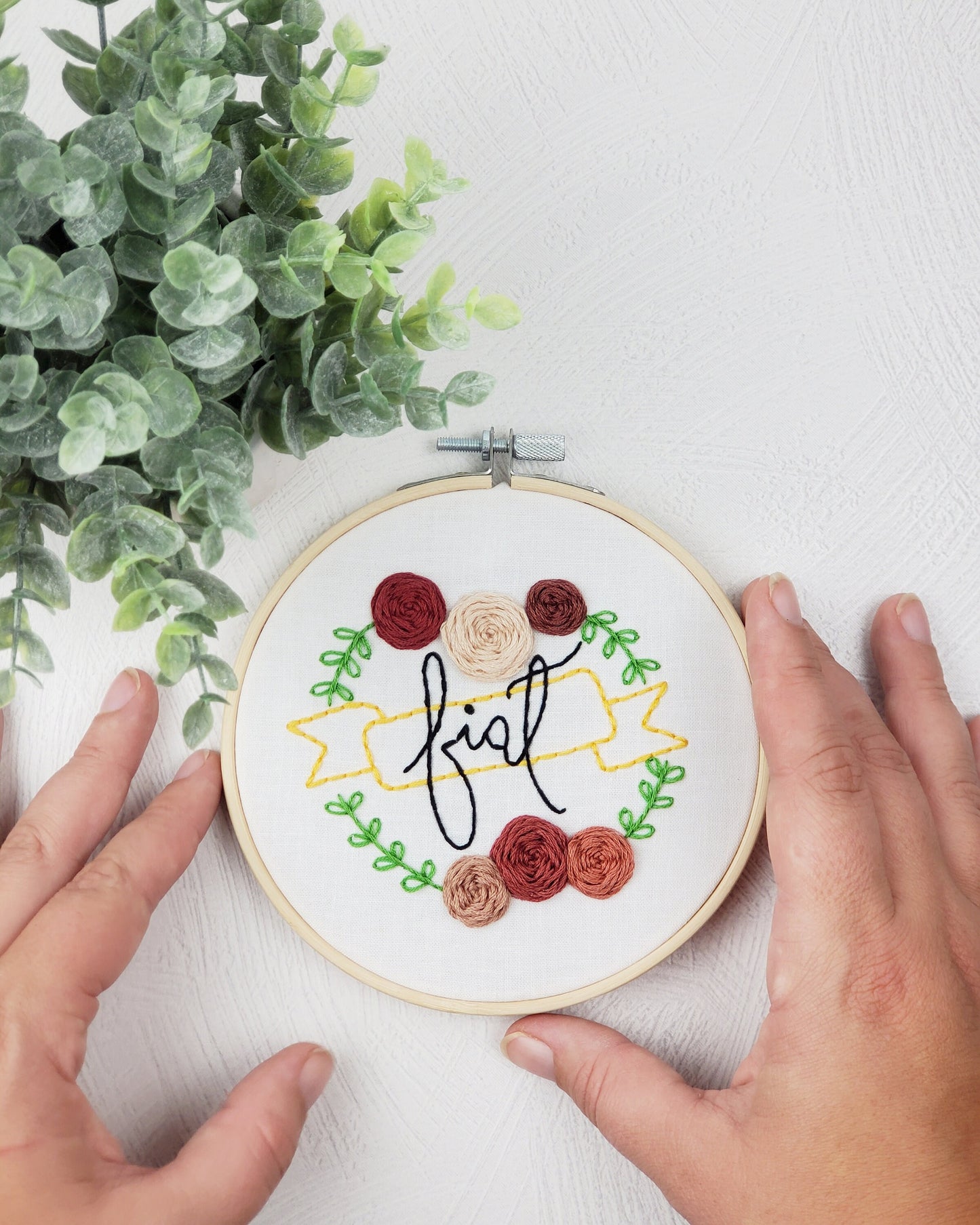 Fiat Floral Embroidery Kit