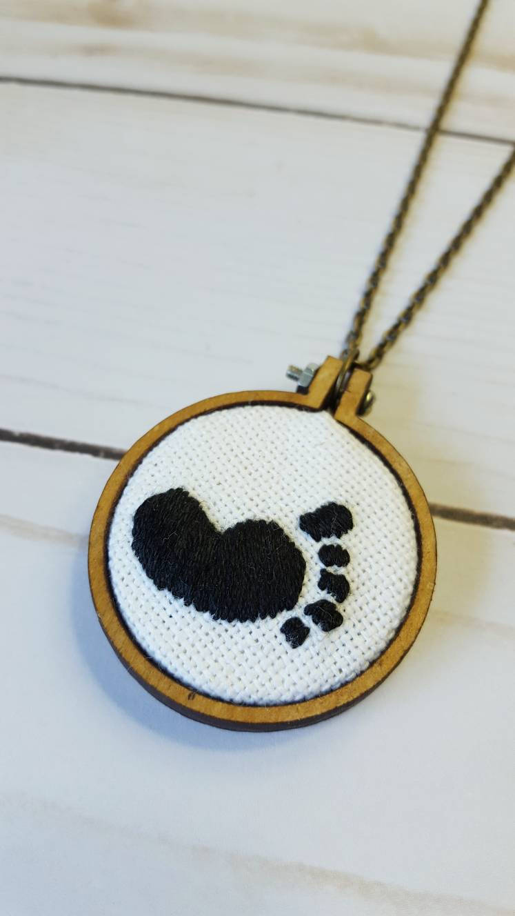 Embroidered Necklaces