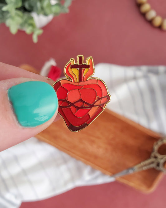 Sacred Heart of Jesus Needle Minder