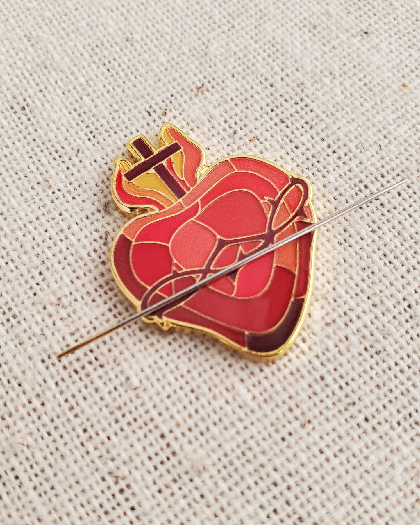 Sacred Heart of Jesus Needle Minder