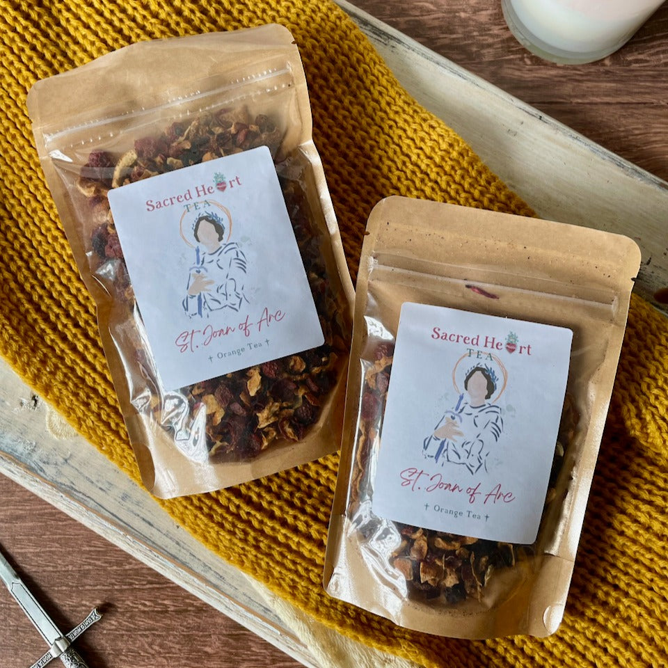 Saint Joan of Arc Orange Tea | Caffeine-Free Herbal Blend