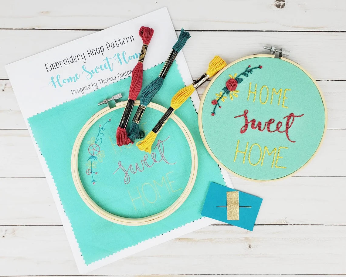 Home Sweet Home Embroidery Kit