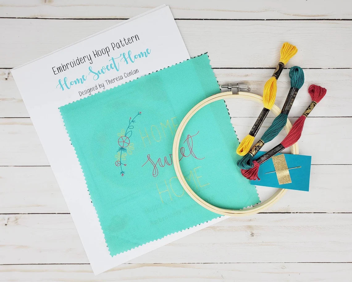 Home Sweet Home Embroidery Kit