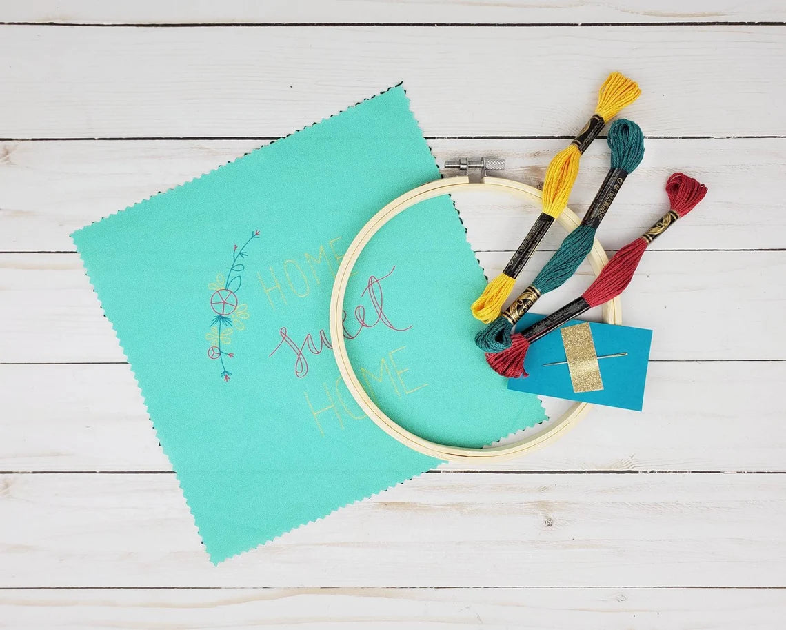 Home Sweet Home Embroidery Kit