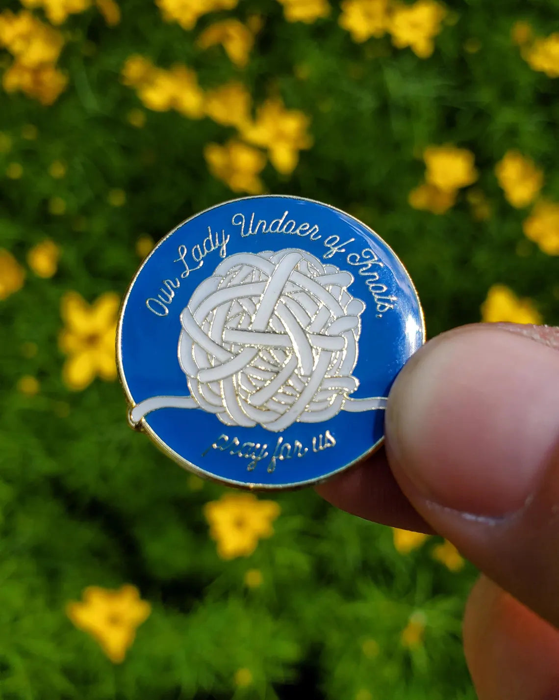 Our Lady Undoer of Knots Needle Minder