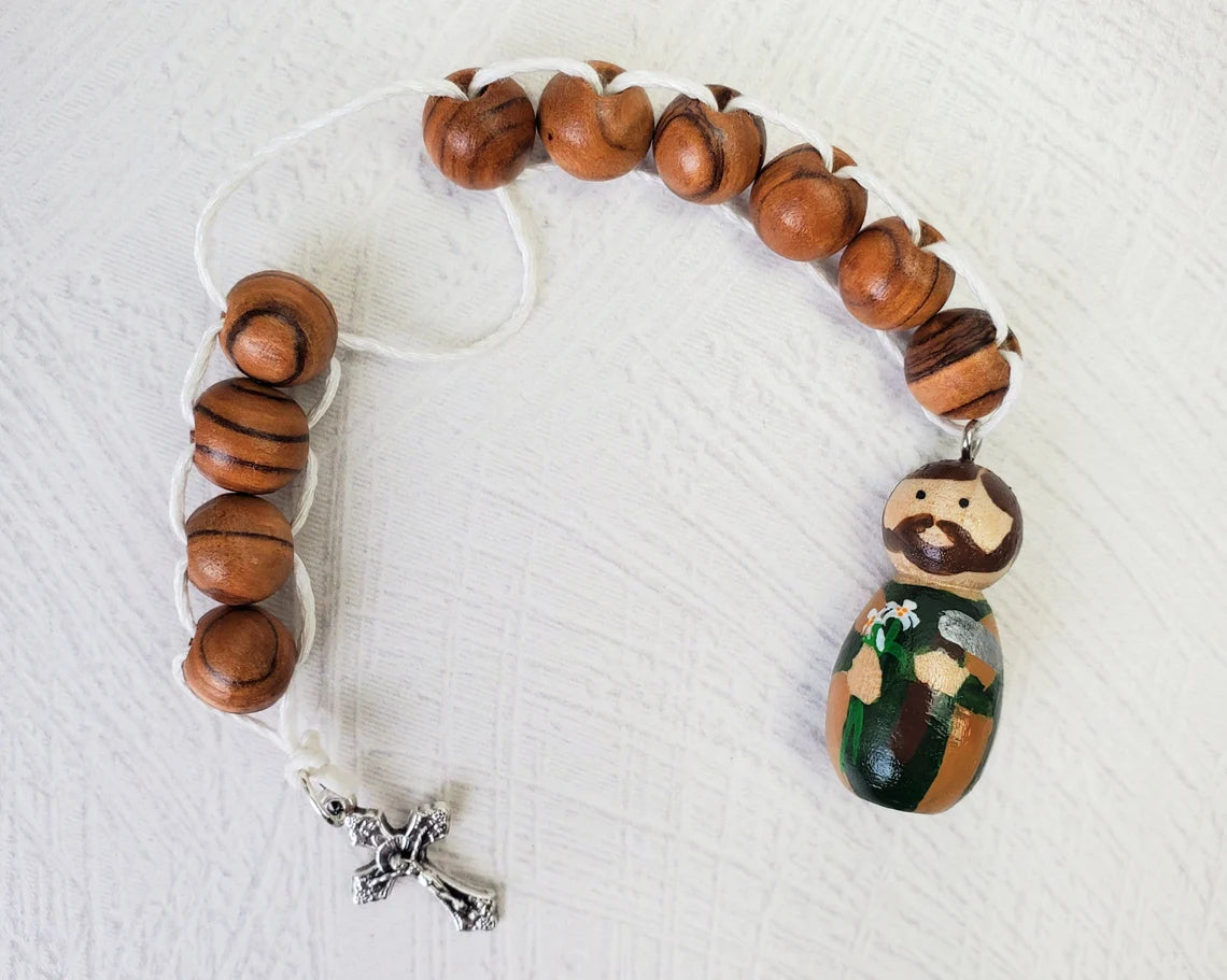 St Joseph Peg Doll Sacrifice Beads