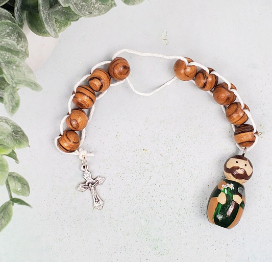 St Joseph Peg Doll Sacrifice Beads