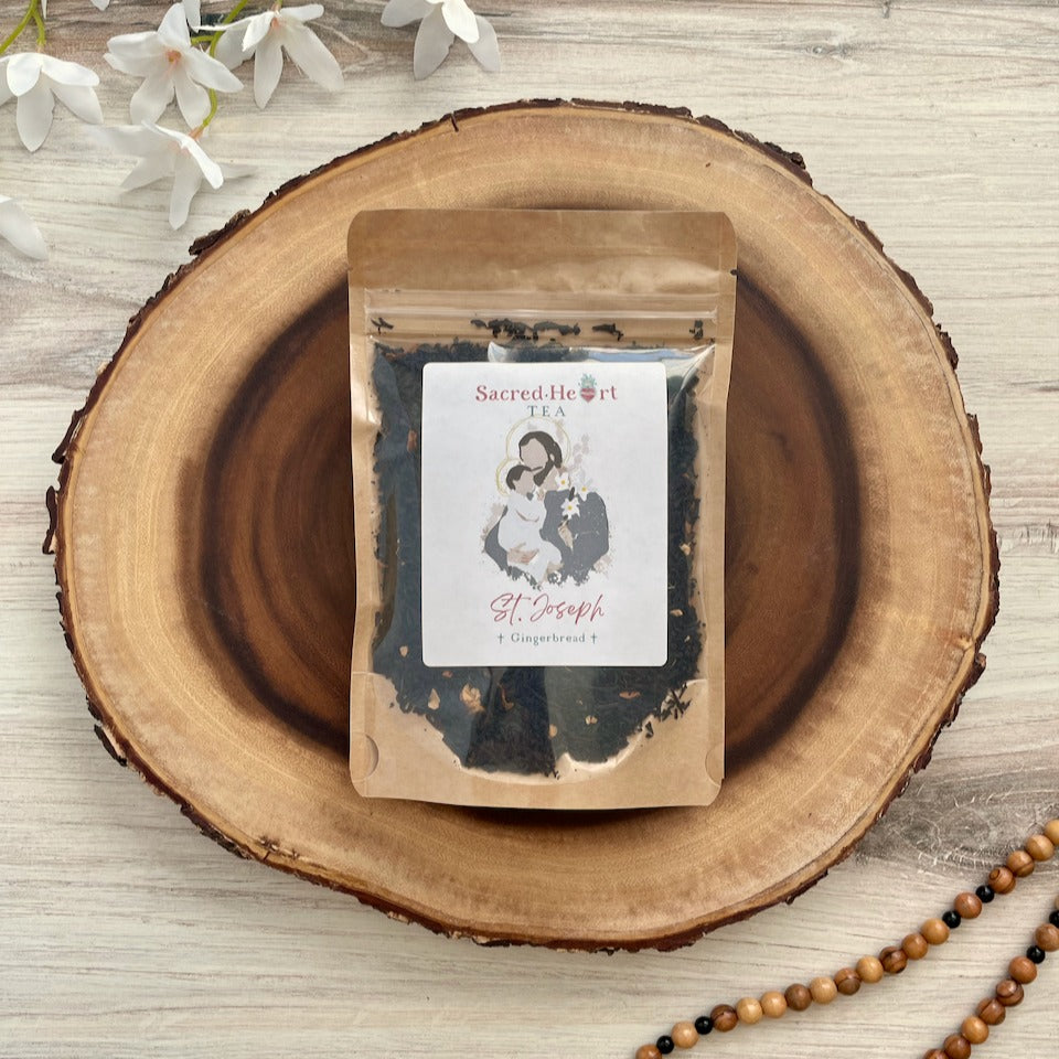 Saint Joseph Tea Blend – Ginger Spice Black Tea | Faith-Inspired Loose Leaf Tea