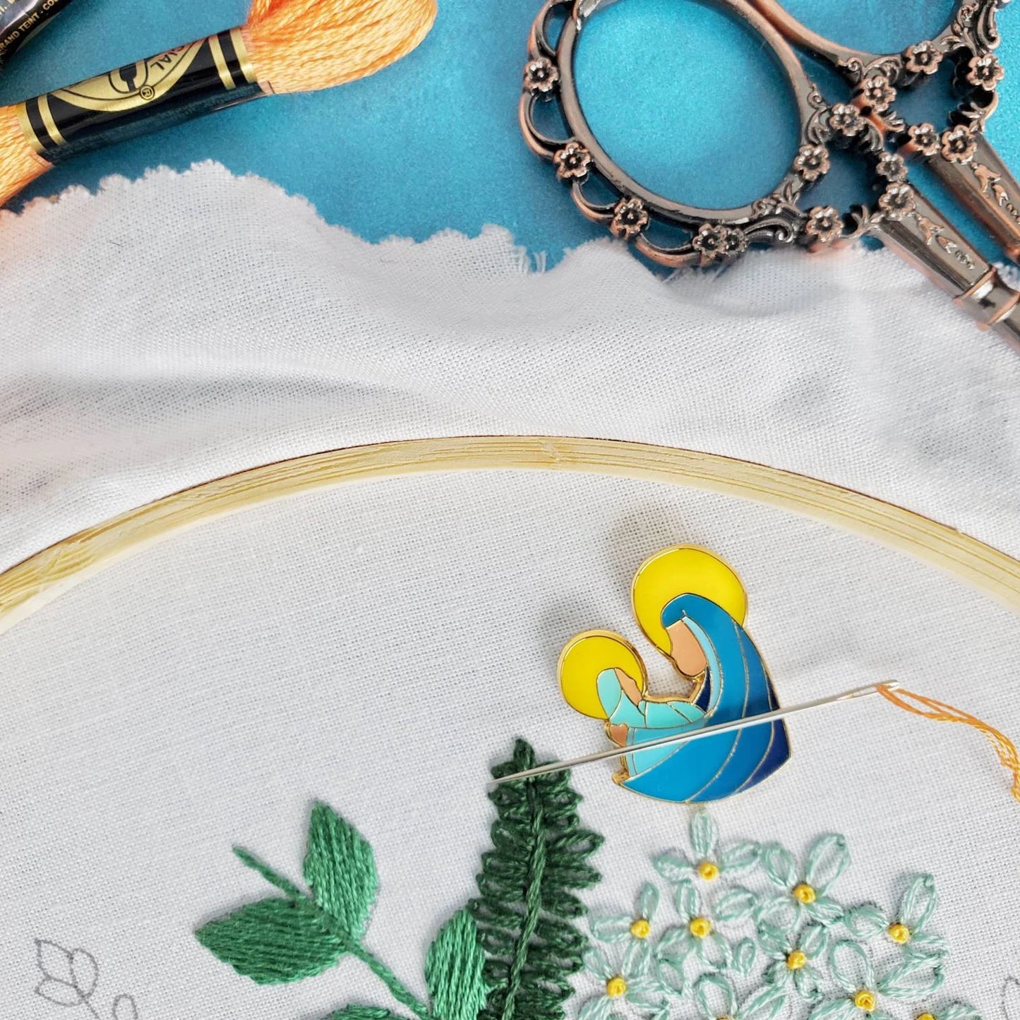 Madonna and Child Needle Minder