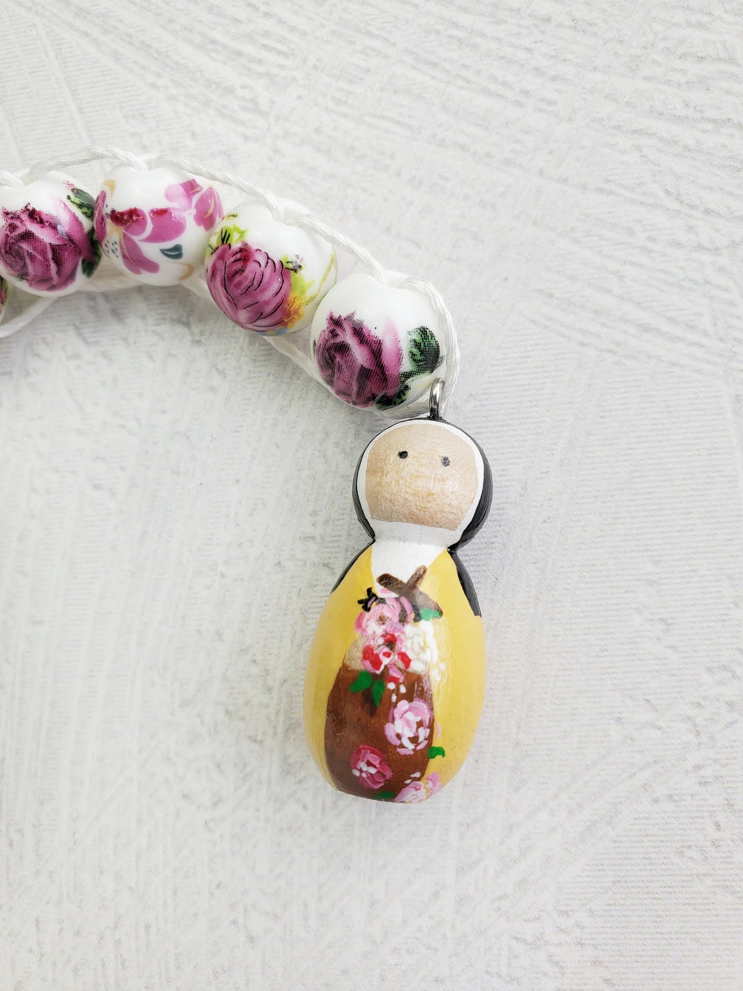 St Therese Peg Doll Sacrifice Beads