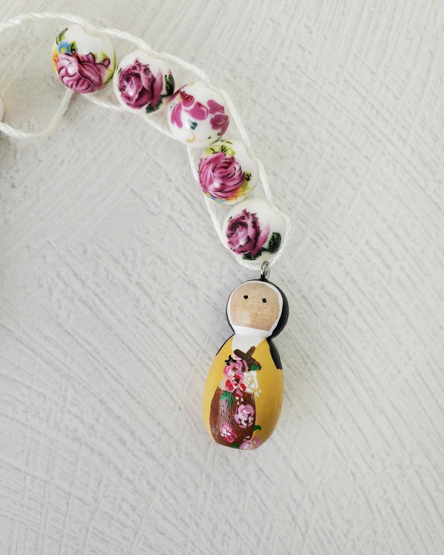 St Therese Peg Doll Sacrifice Beads
