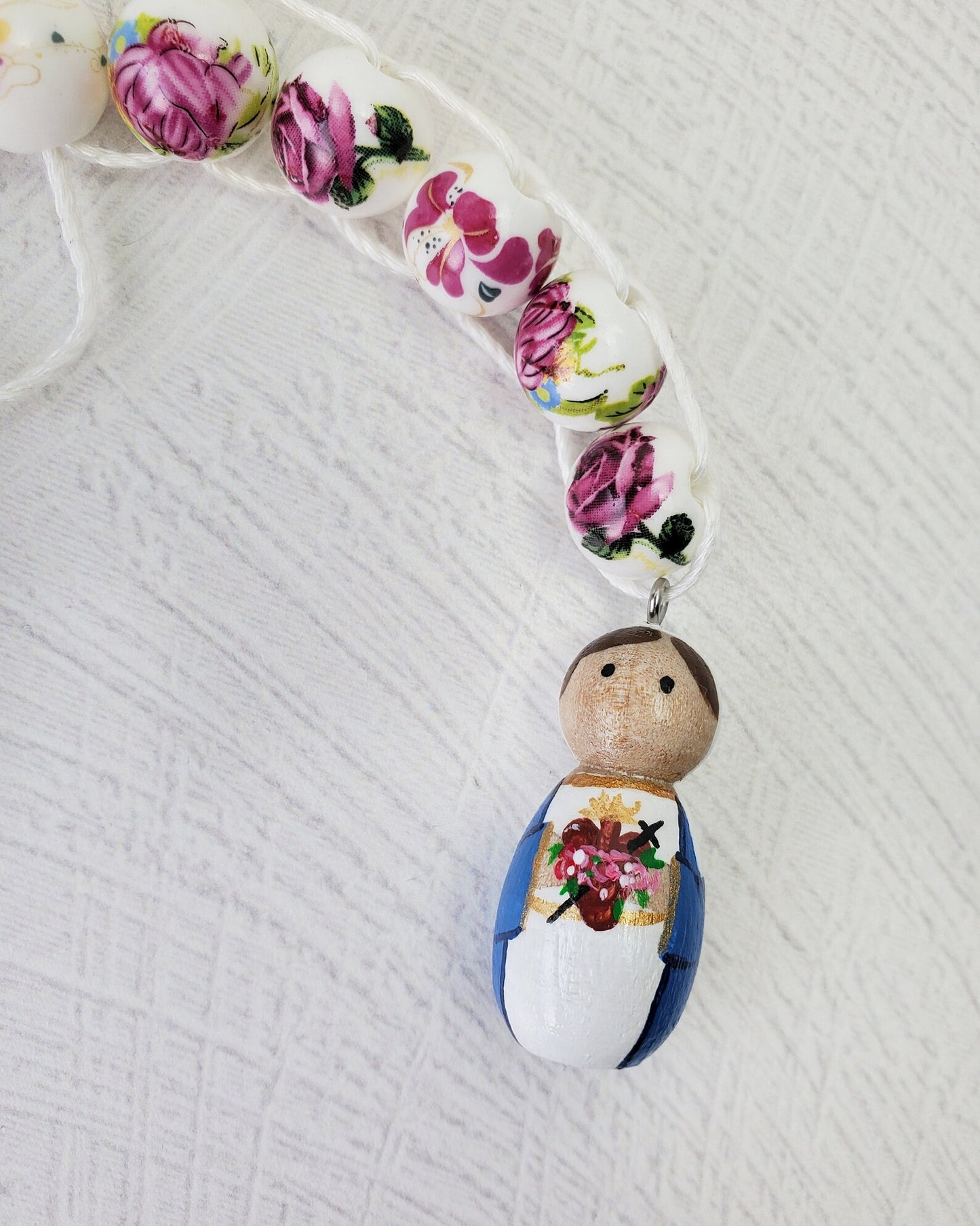 Immaculate Heart of Mary Peg Doll