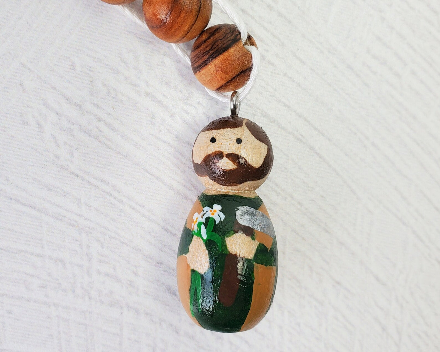 St Joseph Peg Doll Sacrifice Beads