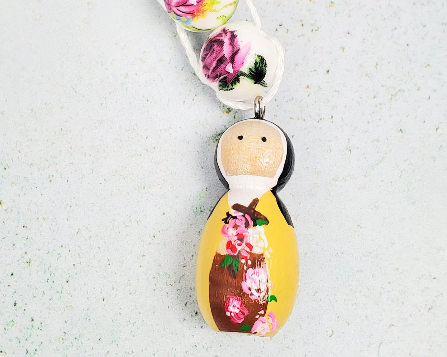 St Therese Peg Doll Sacrifice Beads
