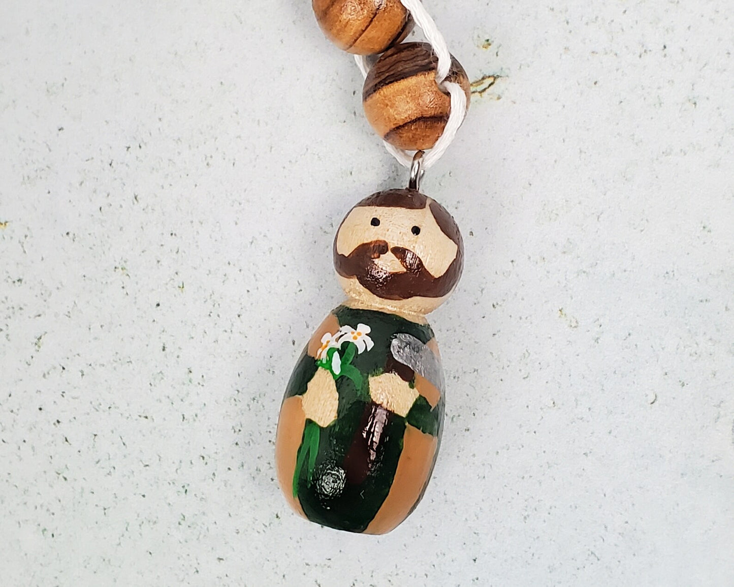 St Joseph Peg Doll Sacrifice Beads